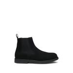 suede chelsea boots with signature stripe stitching 1