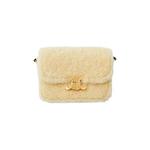 Сумки через плечо CELINE Teen Triomphe Bag 'Ivory' 1
