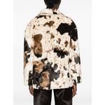 cow-print double-breasted coat 4