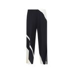 colour-block twill trousers 2