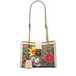 Маленькая сумка-тоут Flora Padlock с узором GG Supreme (2000-2015 годы) 1