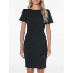 ruffled ruched-detail mini dress 1