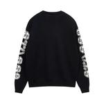 Свитера Stussy Sleeve Logo Sweater 'Черный' 2