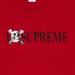 Tops Supreme Skull Tee 'Красный' 2