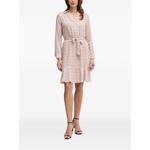 geometric-print belted mini dress 1