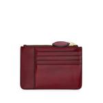 zip-fastening leather card holder 2
