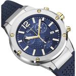 Часы Ferragamo F-80 Chrono Silicone Watch 'Stainless Steel' 3