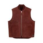 Жилеты Stussy Reversible Shearling Workgear Vest 'Burgundy' 1