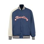 Варсити-куртки Needles Poly Shantung Stadium Jacket 'Темно-синий' 1