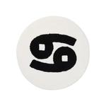 Ковры GOAT x Gallery 1950 Horoscope Cancer Rug White/Black 1