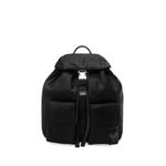 small black nylon Marcel flap backpack 1