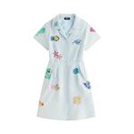 Платье Kith Novelty Lena Dress 'Light Indigo' 1
