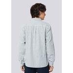 Мужские льняные полосатые рубашки slim fit 2