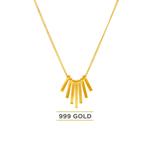HABIB 999/24K желтое золото ожерелье 9GC00191124 1