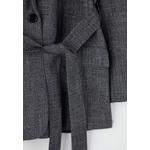Эксклюзивная специальная коллекция: антрацитовый oversize-пиджак с поясом, процент содержания шерсти Twoaw26Bc49 6