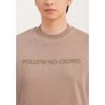 Футболка с графическим принтом Follow No Crowd свободного кроя 3