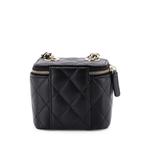 Стеганый мини-клатч Pearl Crush Vanity Case with Chain Quilted Lambskin 2