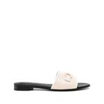 Rhodes Gancini-logo sandals 1