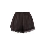 Черные сатиновые шорты с кружевной отделкой и бермуды, тканые, Tprss26Sr00003 3