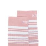 striped glitter-knit socks 2