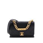 Мини-сумка через плечо Bracelet On Chain Flap Bag Quilted Caviar 1