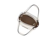 CR Petite Script Top Handle Bag - бежевый 4