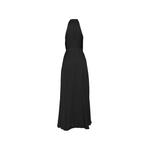 halterneck pleated maxi dress 2
