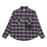 Фланелевая рубашка Flannels Off-White в клетку «Синий / Черный» 1