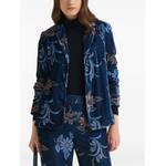 floral-print long-sleeve blazer 1
