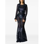 Calypso sequin-embellished belted maxi dress 1