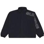 Куртки Supreme Spellout Embroidered Track Jacket 'Черный' 1