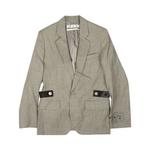 Пиджаки Off-White Unfinished Single Blazer 'Grey' 1