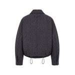 gingham-check wool jacket 2