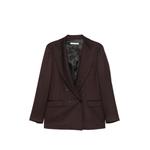 herringbone double-breasted blazer 1