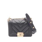 Мини-сумка через плечо Chevron Lambskin Boy Flap (2021-2026 годы) 1