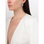 Серьги-подвески из розового золота с бриллиантами 2