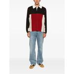 colour-block long-sleeve polo shirt 2
