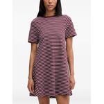 striped A-line mini dress 1