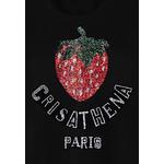 Футболка Crisathena Glam Strawberry в черном цвете 3