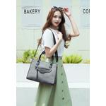 Женская сумка с ручкой / сумка-слинг / сумка через плечо - черный 8