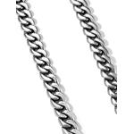 Серебряное колье Curb Chain 2