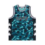 Топы BAPE Color Camo Mesh Multi Logo Relaxed Fit Tank Top 'Green' 1