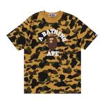 Футболки BAPE 1st Camo College Tee 'Yellow' 1