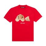 Футболки Palm Angels Bear Tee 'Красный/Коричневый' 1