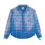 Фланелевые рубашки Gallery Dept. Marley Flannel Shirt 'Blue Multicolor' 1