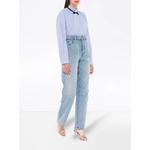 Прямые джинсы с завышенной талией 2