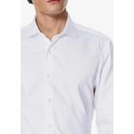Классическая рубашка Milano Collection White Herringbone 4