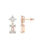Серьги из розового золота 2