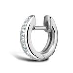 Серьги-кольца RockChic из белого золота с бриллиантами 2