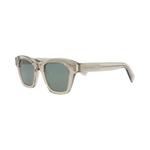 Квадратные солнцезащитные очки Saint Laurent 'Beige/Green' 3